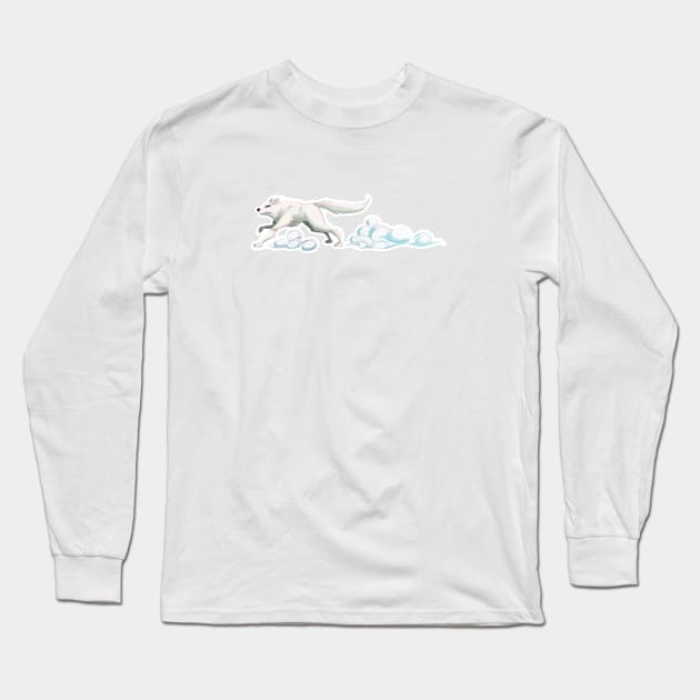 Wolf Long Sleeve T-Shirt by NikiVandermosten